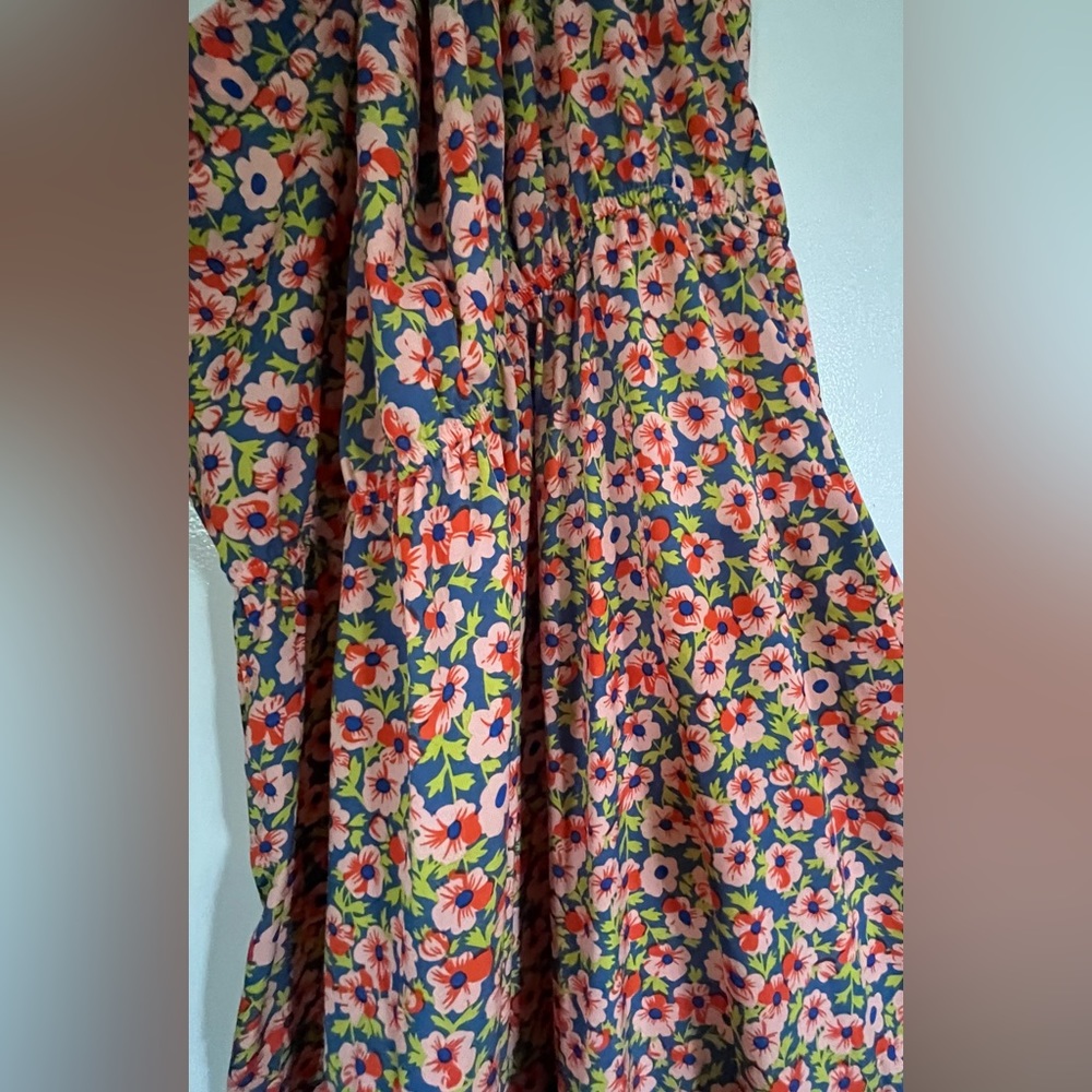 One Shoulder Floral Dress